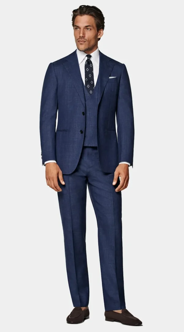 Suitsupply Costumes Sur Mesure*Costume sur mesure Custom Made bleu moyen