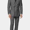 Suitsupply Costumes Sur Mesure*Costume sur mesure Custom Made gris moyen à rayures