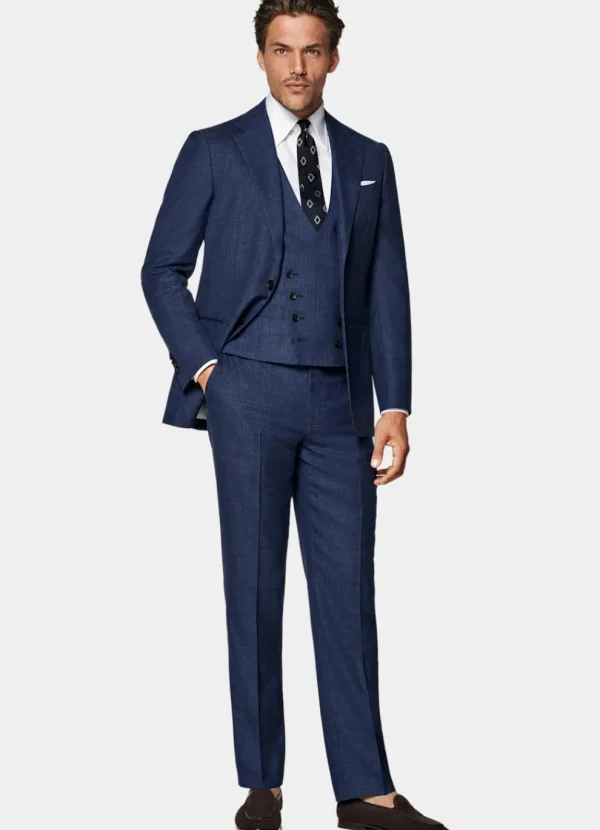 Suitsupply Costumes Sur Mesure*Costume sur mesure Custom Made bleu moyen