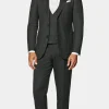 Suitsupply Mariage Habillé | Costumes Mariage*Costume trois pièces Havana coupe Tailored vert foncé