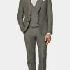 Suitsupply Mariage Habillé | Costumes Mariage*Costume trois pièces Havana coupe Tailored vert moyen