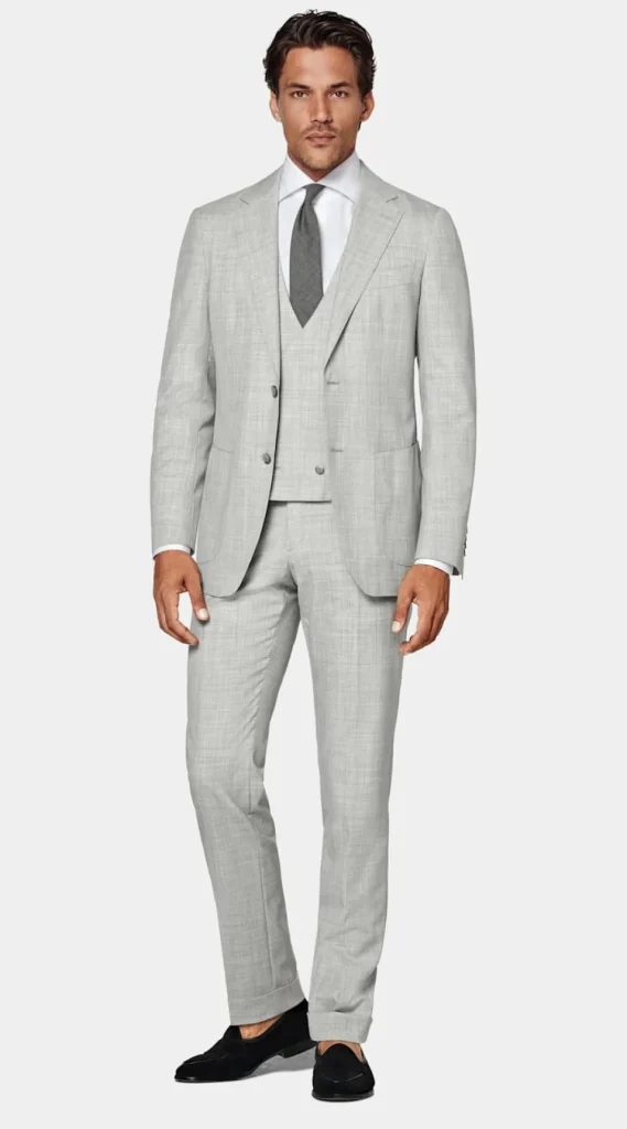 Suitsupply Mariage Habillé | Costumes Mariage*Costume trois pièces Havana coupe Tailored gris clair