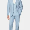 Suitsupply Mariage Habillé | Costumes Mariage*Costume trois pièces Havana coupe Tailored bleu clair