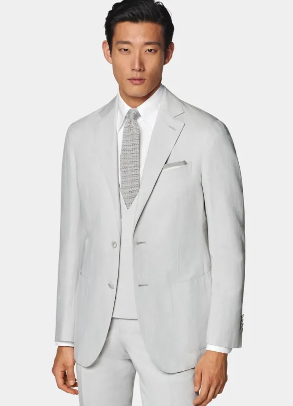 Suitsupply Mariage Habillé | Costumes Mariage*Costume trois pièces Havana coupe Tailored gris clair