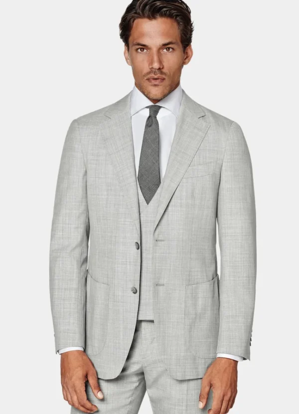 Suitsupply Mariage Habillé | Costumes Mariage*Costume trois pièces Havana coupe Tailored gris clair