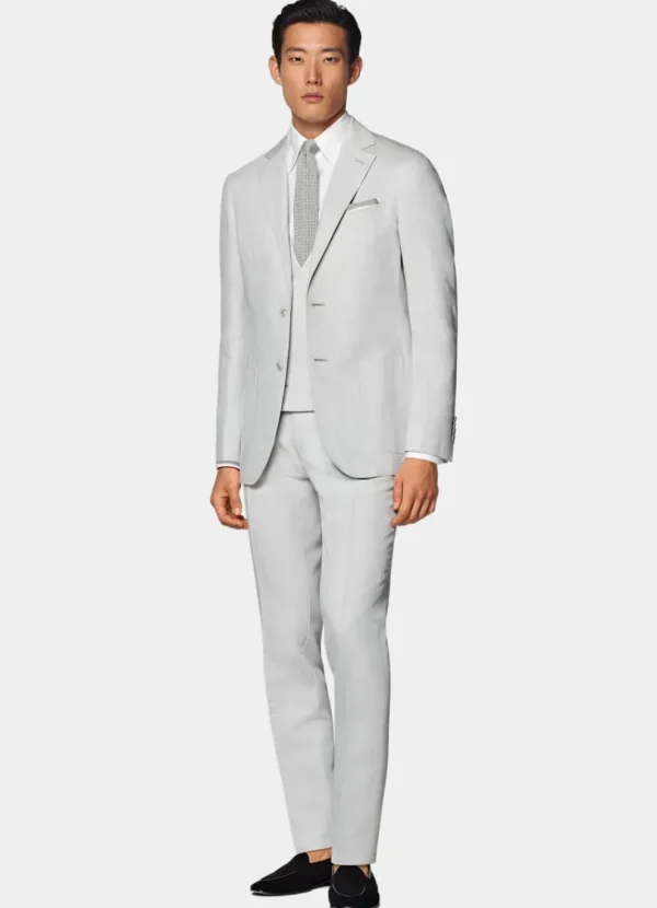 Suitsupply Mariage Habillé | Costumes Mariage*Costume trois pièces Havana coupe Tailored gris clair