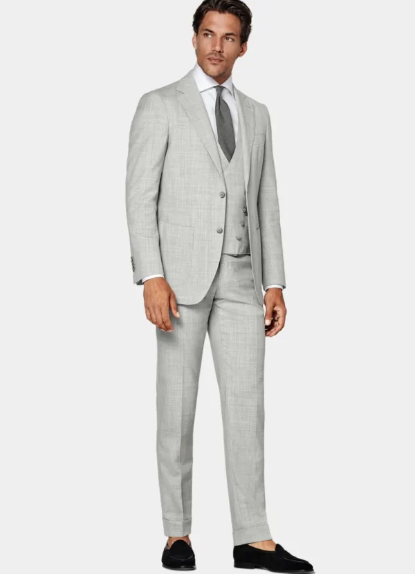 Suitsupply Mariage Habillé | Costumes Mariage*Costume trois pièces Havana coupe Tailored gris clair