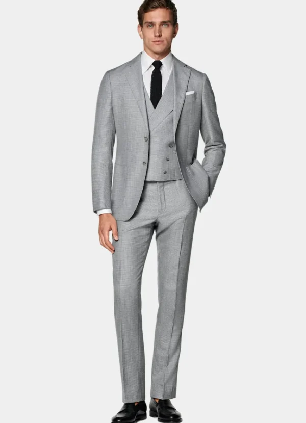 Suitsupply Mariage Habillé | Costumes Mariage*Costume trois pièces Havana coupe Tailored gris clair