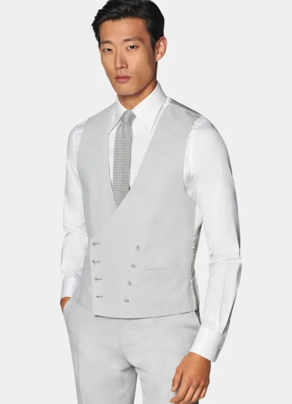 Suitsupply Mariage Habillé | Costumes Mariage*Costume trois pièces Havana coupe Tailored gris clair