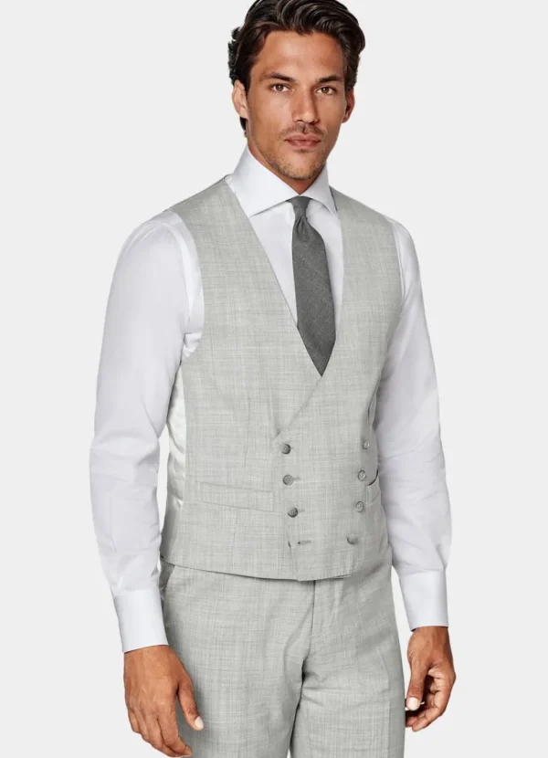 Suitsupply Mariage Habillé | Costumes Mariage*Costume trois pièces Havana coupe Tailored gris clair