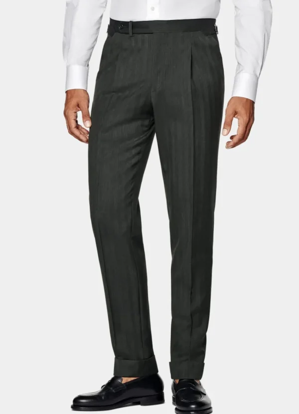 Suitsupply Mariage Habillé | Costumes Mariage*Costume trois pièces Havana coupe Tailored vert foncé