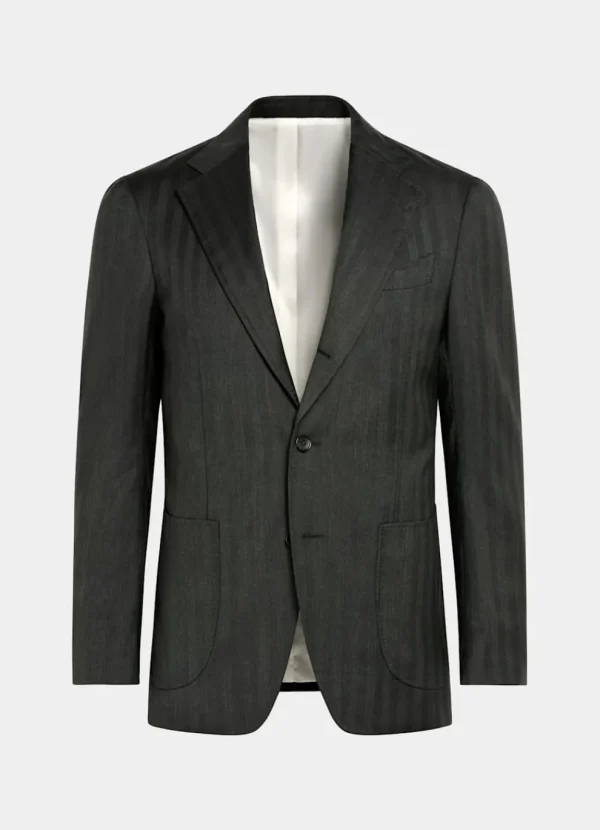 Suitsupply Mariage Habillé | Costumes Mariage*Costume trois pièces Havana coupe Tailored vert foncé