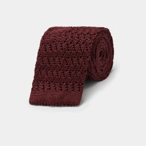 Suitsupply Cravates Et Nœuds Papillon*Cravate en tricot bordeaux