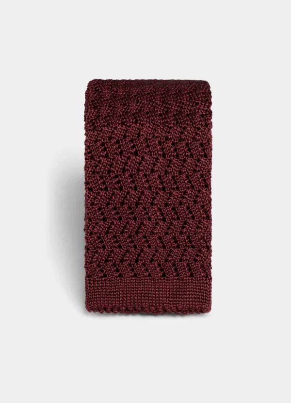 Suitsupply Cravates Et Nœuds Papillon*Cravate en tricot bordeaux