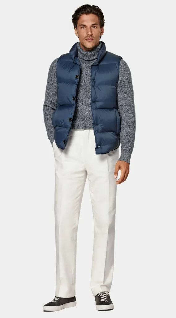 Suitsupply Vestes Sans Manches*Doudoune sans manches bleu moyen