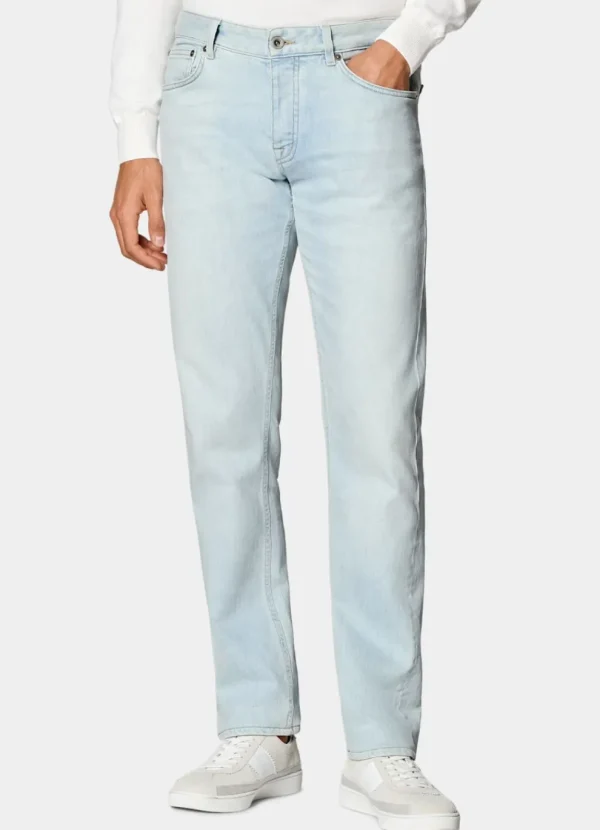 Suitsupply Jeans | Pantalons*Jean Slim Leg Tapered bleu clair