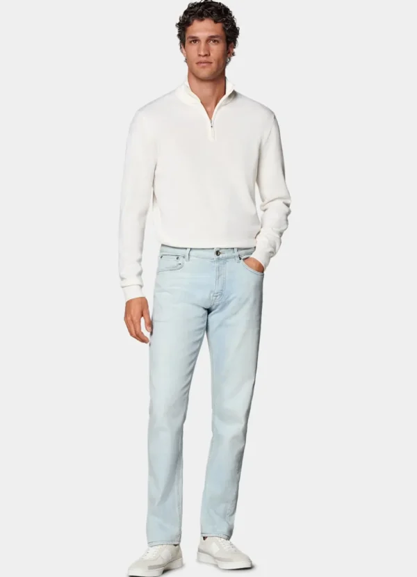 Suitsupply Jeans | Pantalons*Jean Slim Leg Tapered bleu clair