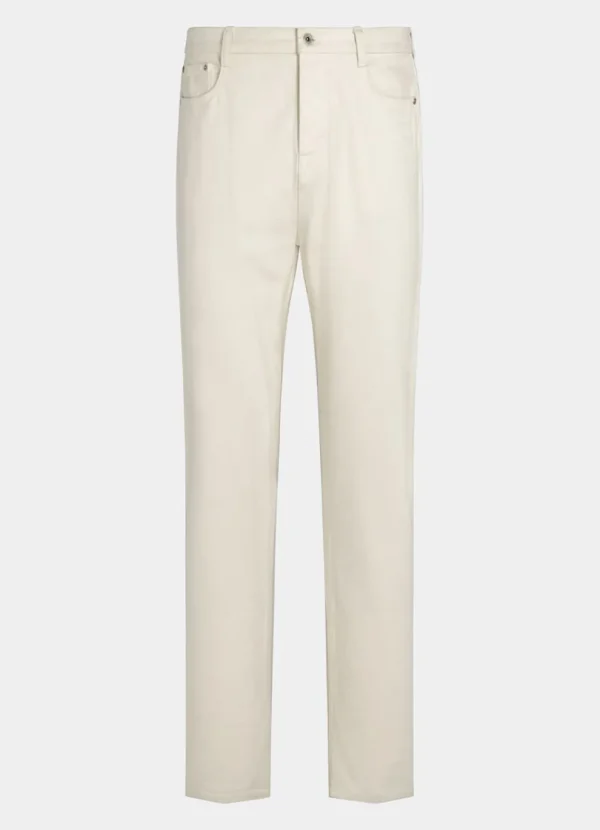 Suitsupply Jeans | Pantalons*Jean Straight Leg blanc cassé