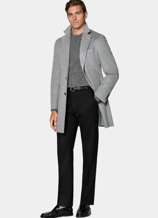 Suitsupply Manteaux*Manteau gris clair