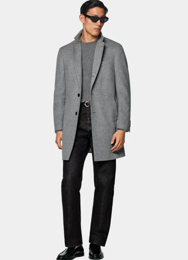 Suitsupply Manteaux*Manteau gris clair