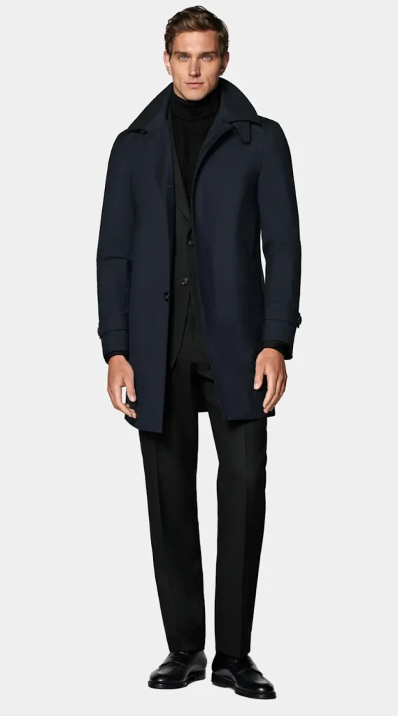 Suitsupply Manteaux Imperméables*Manteau imperméable bleu marine