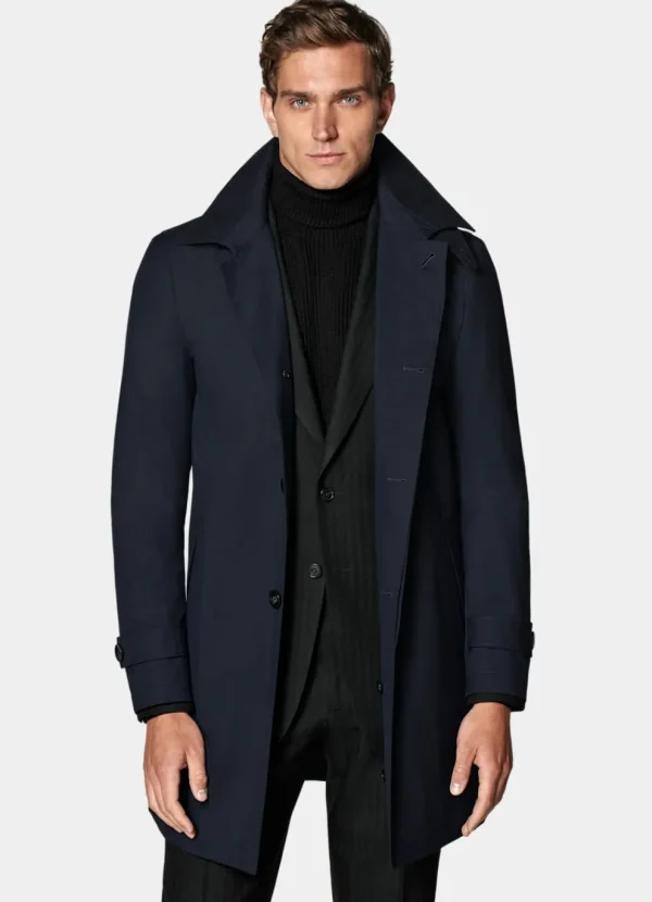 Suitsupply Manteaux Imperméables*Manteau imperméable bleu marine