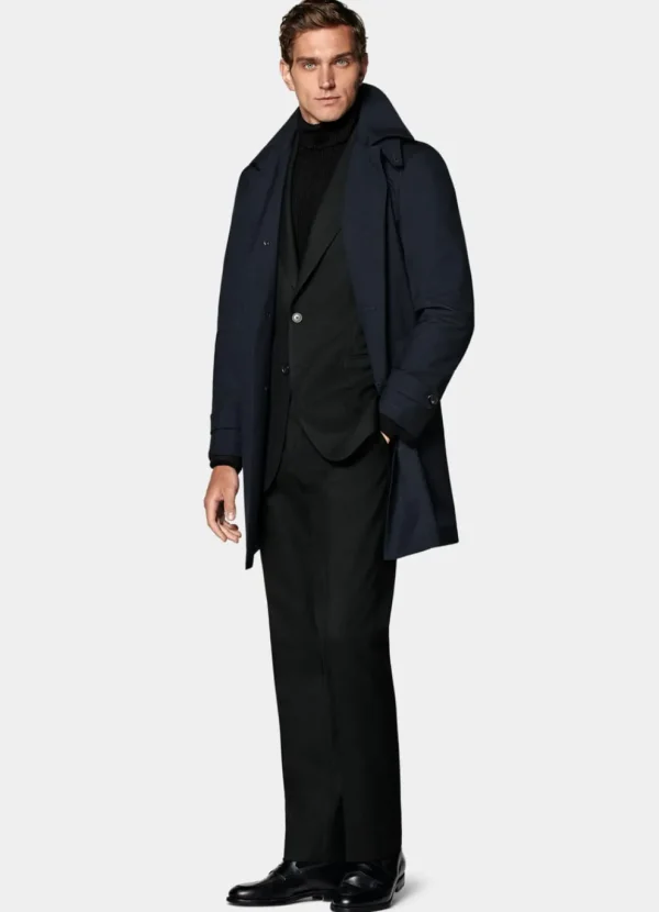 Suitsupply Manteaux Imperméables*Manteau imperméable bleu marine