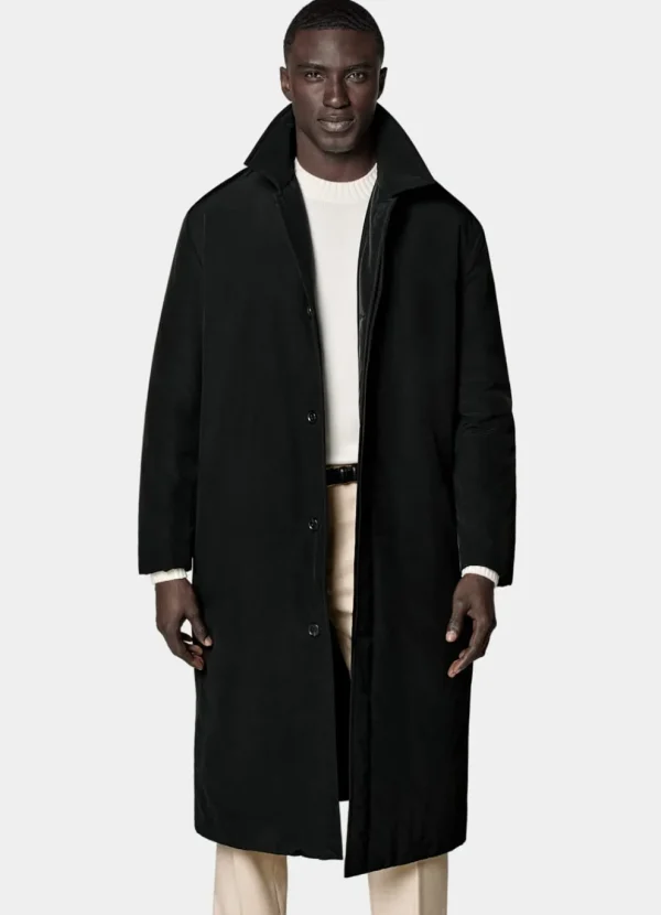 Suitsupply Manteaux*Manteau long rembourré noir