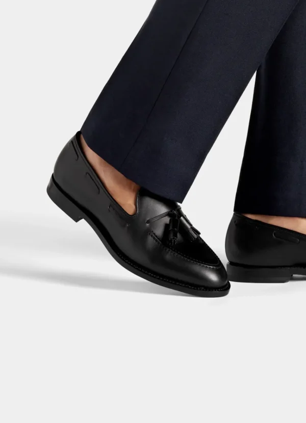 Suitsupply Mocassins*Mocassins à pompons noirs