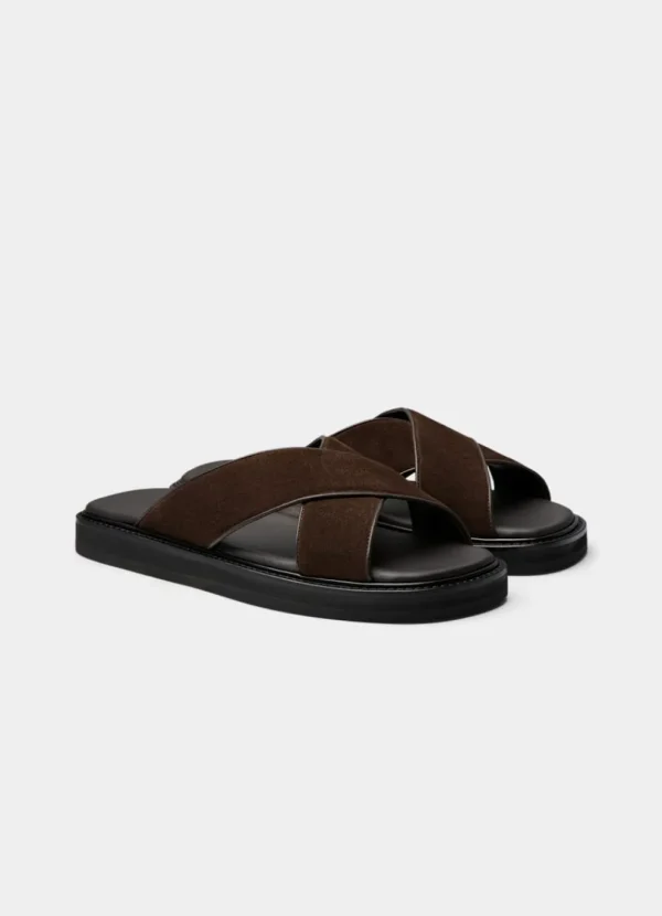 Suitsupply Mocassins*Mules marron foncé