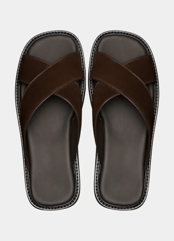 Suitsupply Mocassins*Mules marron foncé