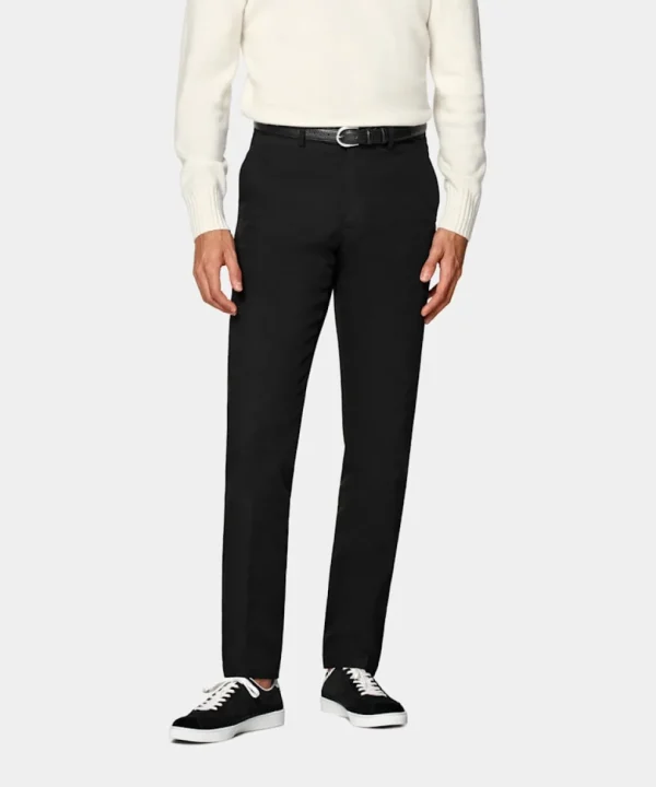 Suitsupply Pantalons | Chinos*Pantalon chino Slim Leg Straight noir