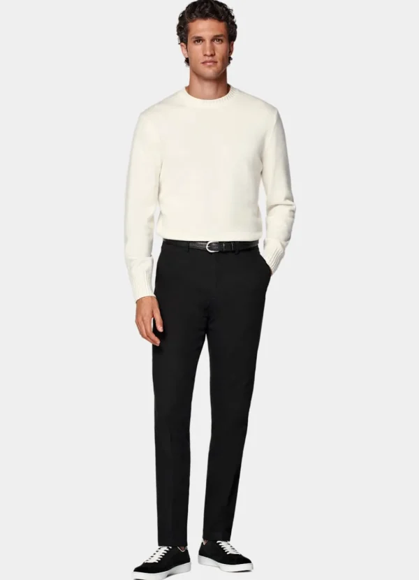 Suitsupply Pantalons | Chinos*Pantalon chino Slim Leg Straight noir