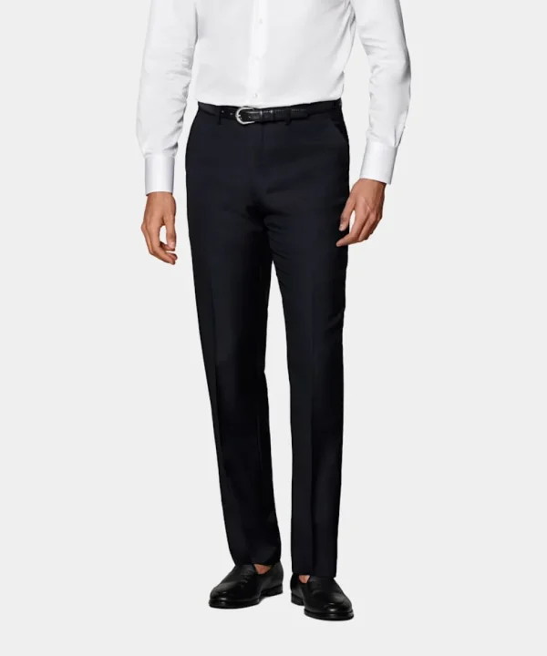 Suitsupply Pantalons*Pantalon de costume Slim Leg Straight bleu marine