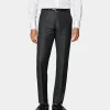 Suitsupply Pantalons*Pantalon de costume Slim Leg Straight gris foncé