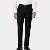 Suitsupply Pantalons*Pantalon de costume Slim Leg Straight noir