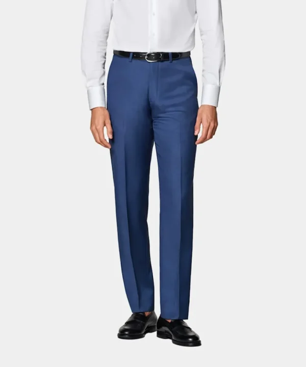 Suitsupply Pantalons*Pantalon de costume Slim Leg Straight bleu moyen