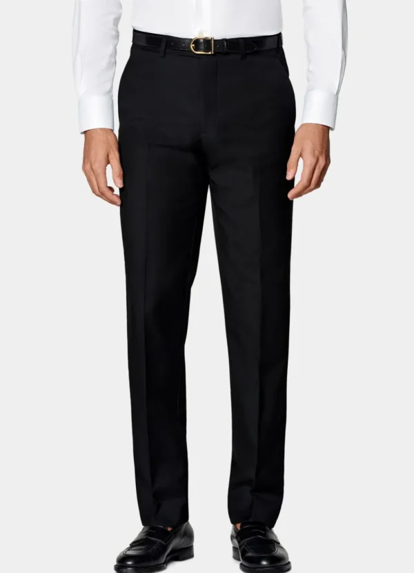 Suitsupply Pantalons*Pantalon de costume Slim Leg Straight noir