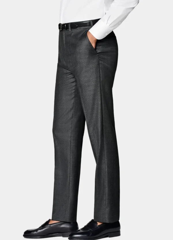 Suitsupply Pantalons*Pantalon de costume Slim Leg Straight gris foncé