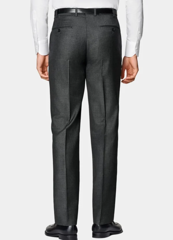 Suitsupply Pantalons*Pantalon de costume Slim Leg Straight gris foncé