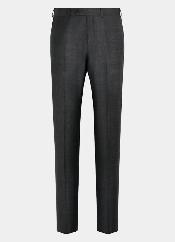 Suitsupply Pantalons*Pantalon de costume Slim Leg Straight gris foncé