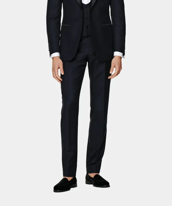 Suitsupply Pantalons De Smoking | Pantalons*Pantalon de smoking Slim Leg Straight bleu marine