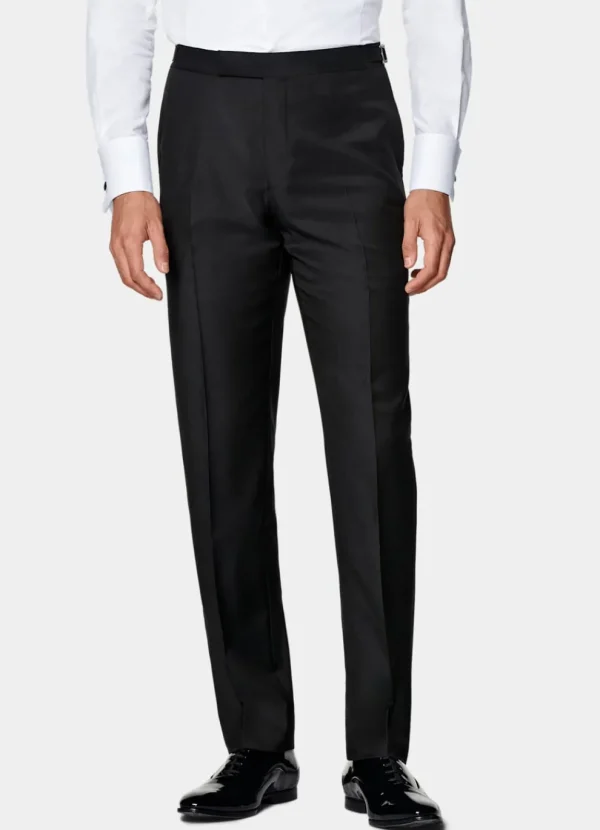 Suitsupply Pantalons | Pantalons De Smoking*Pantalon de smoking Slim Leg Straight noir