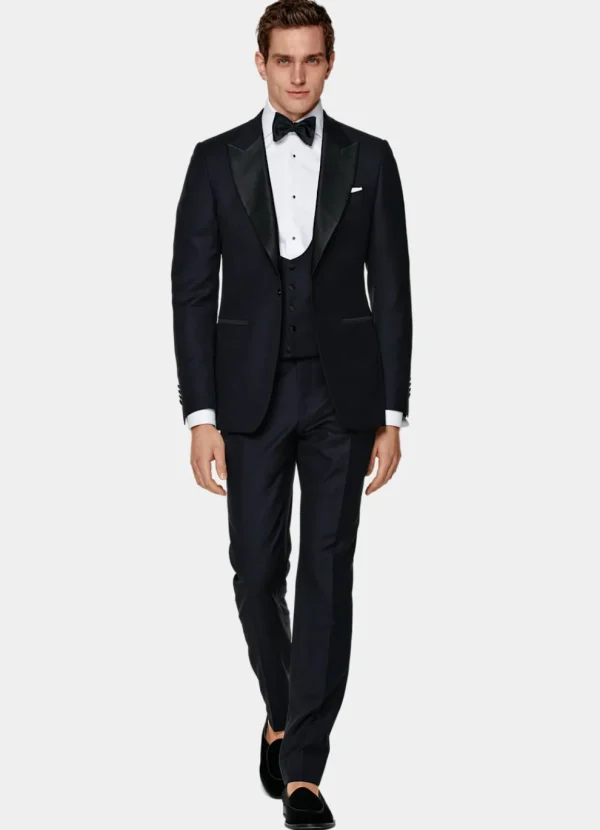 Suitsupply Pantalons De Smoking | Pantalons*Pantalon de smoking Slim Leg Straight bleu marine