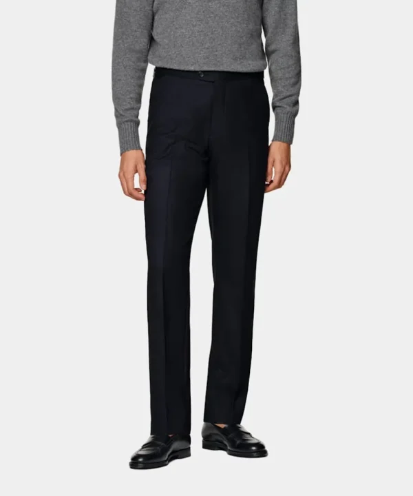 Suitsupply Pantalons*Pantalon Slim Leg Straight bleu marine