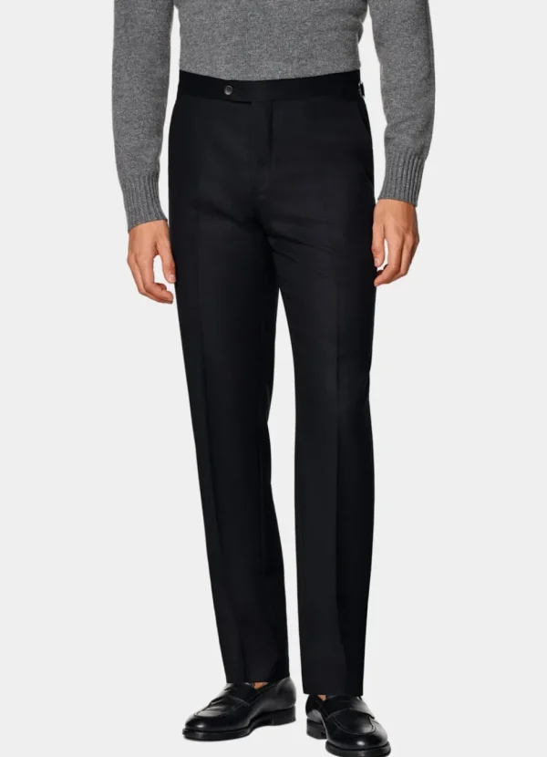 Suitsupply Pantalons*Pantalon Slim Leg Straight bleu marine