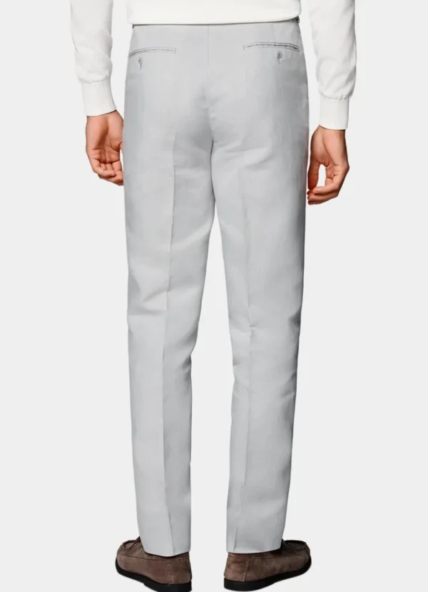 Suitsupply Pantalons*Pantalon Slim Leg Straight gris clair