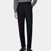 Suitsupply Pantalons*Pantalon Slim Leg Tapered bleu marine