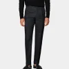 Suitsupply Pantalons*Pantalon Slim Leg Tapered gris foncé