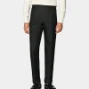 Suitsupply Pantalons*Pantalon Slim Leg Tapered vert foncé